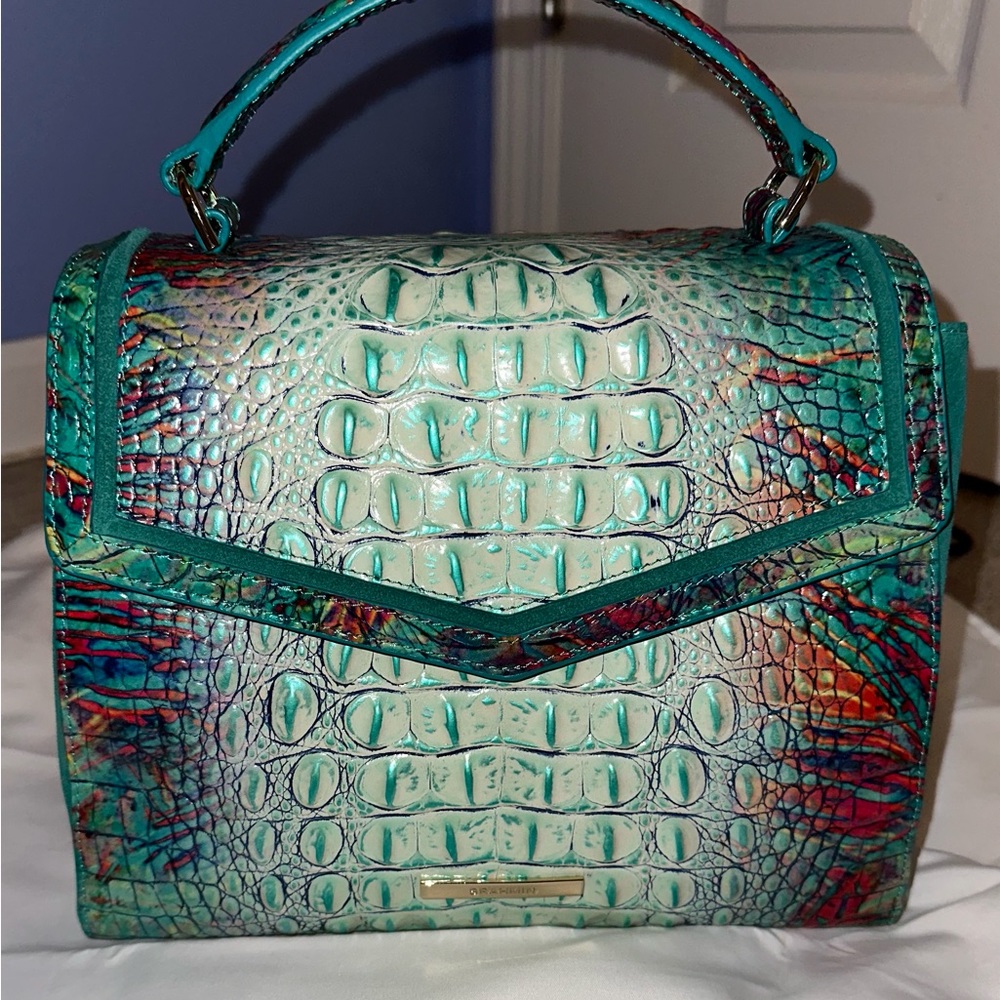 💚🧡 EEUC (Like New) Brahmin Rene in Dream Quantum 🧡💚